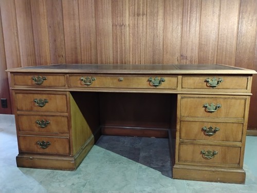 Kittinger wood executive desk - kittinger,
